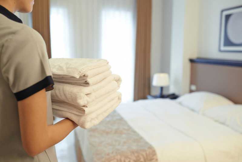 Higienização de enxovais hoteleiros