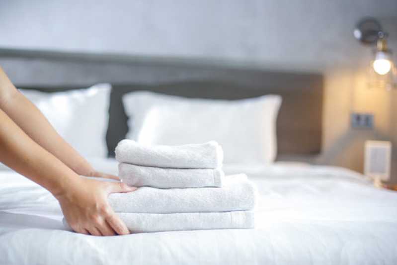 Higienização de Enxoval para Hotéis Cidade Jardim Cumbica - Higienização de Enxovais de Hotel