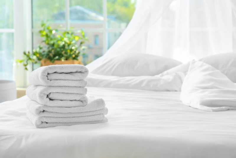 Higienização de Enxoval para Hotel Raposo Tavares - Higienização de Enxovais para Hotéis